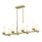Z-Lite Danica 8 Light Linear Chandelier, 12in. W x 12.25in. H, Modern Gold 3044-8L-MGLD - alternate 4